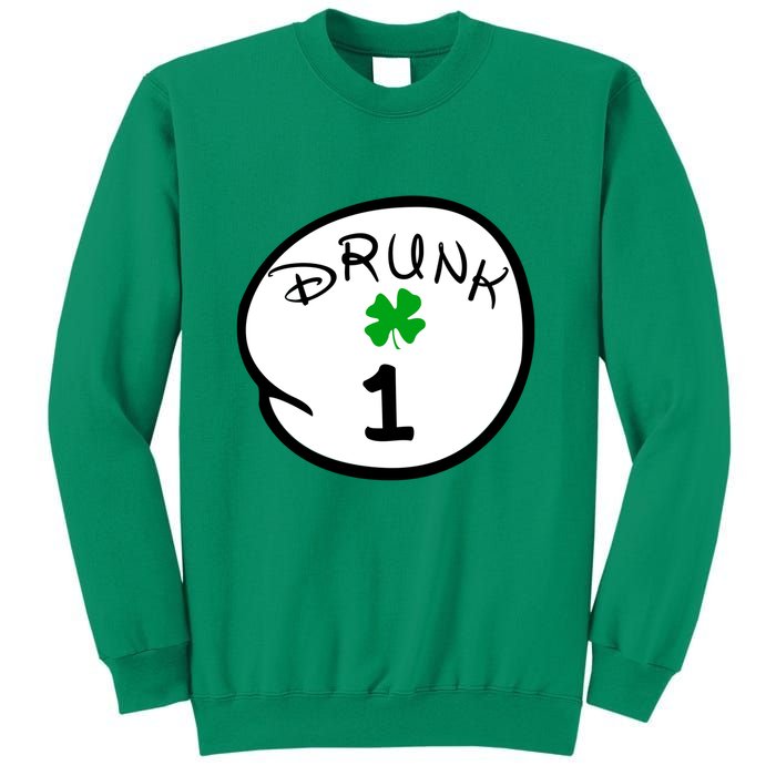 Drunk 1 2 3 4 5 Clover Personalized St Patrick's Day Sweatshirt