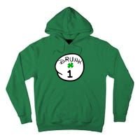 Drunk 1 2 3 4 5 Clover Personalized St Patrick's Day Tall Hoodie
