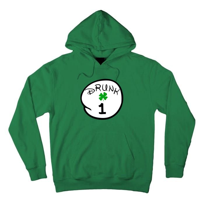 Drunk 1 2 3 4 5 Clover Personalized St Patrick's Day Tall Hoodie