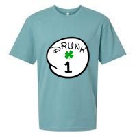 Drunk 1 2 3 4 5 Clover Personalized St Patrick's Day Sueded Cloud Jersey T-Shirt