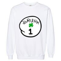 Drunk 1 2 3 4 5 Clover Personalized St Patrick's Day Garment-Dyed Sweatshirt