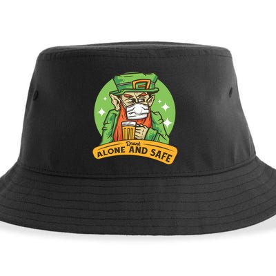 Drunk Alone And Safe Sustainable Bucket Hat