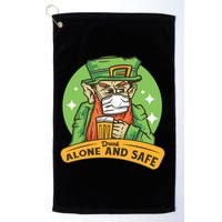 Drunk Alone And Safe Golf Towel