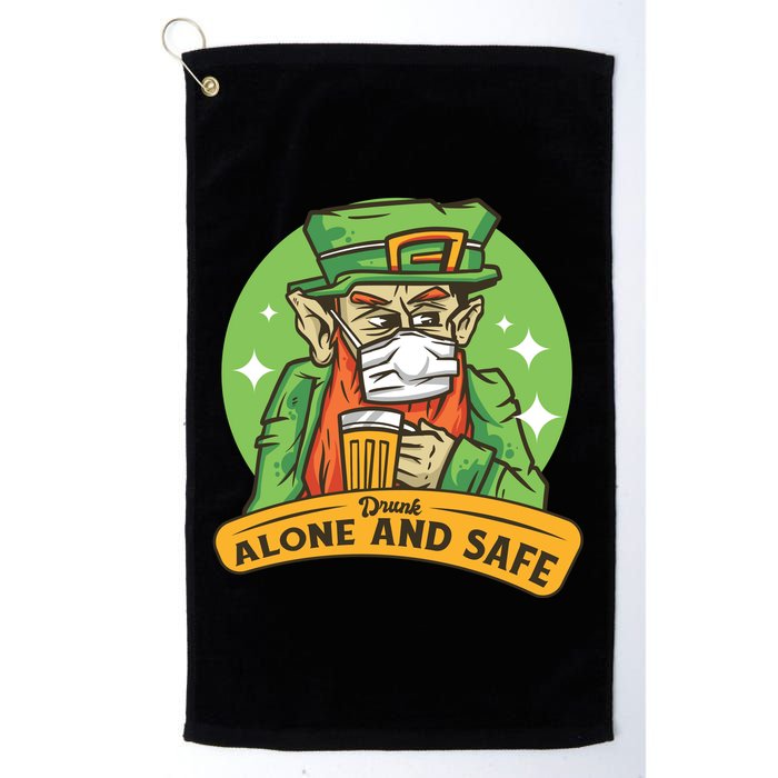 Drunk Alone And Safe Golf Towel