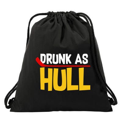 Drunk As Hull Drawstring Bag