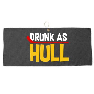 Drunk As Hull Large Microfiber Waffle Golf Towel