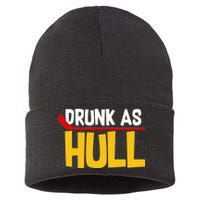 Drunk As Hull Sustainable Knit Beanie