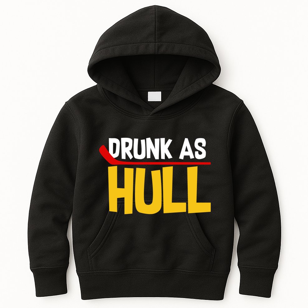Drunk As Hull Kids Hoodie