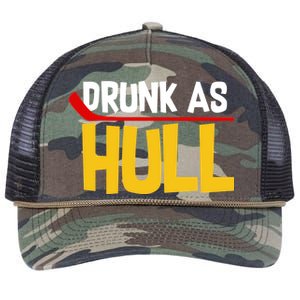 Drunk As Hull Retro Rope Trucker Hat Cap