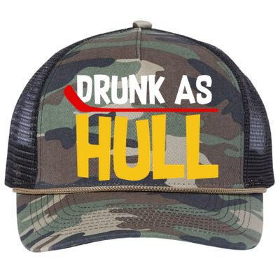 Drunk As Hull Retro Rope Trucker Hat Cap