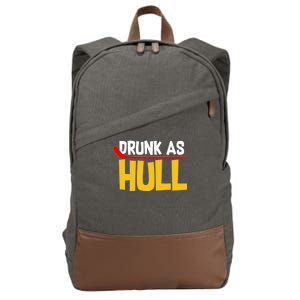 Drunk As Hull Cotton Canvas Backpack