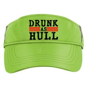 Drunk As Hull Funny Hockey Adult Drive Performance Visor