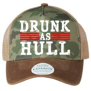 Drunk As Hull Funny Hockey Legacy Tie Dye Trucker Hat