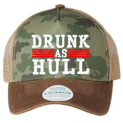 Drunk As Hull Funny Hockey Legacy Tie Dye Trucker Hat
