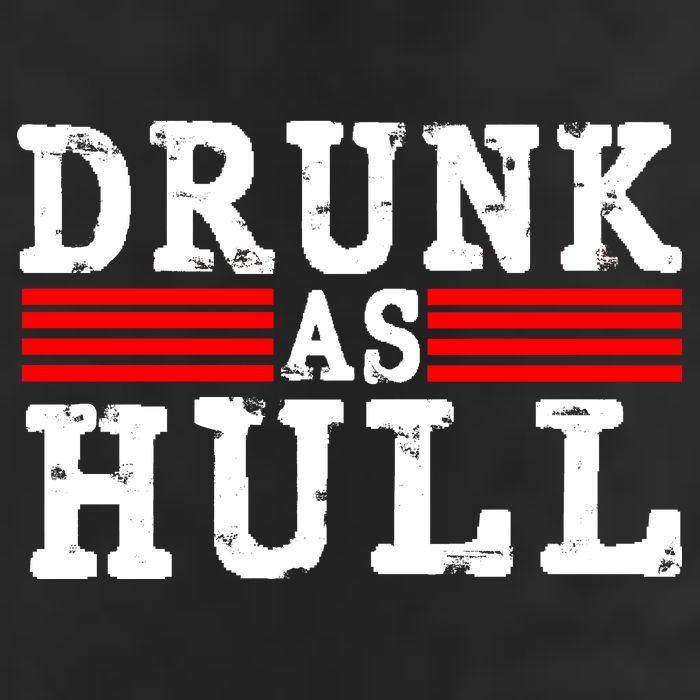 Drunk As Hull Funny Hockey Adult Drive Performance Visor