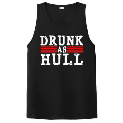 Drunk As Hull Funny Hockey PosiCharge Competitor Tank