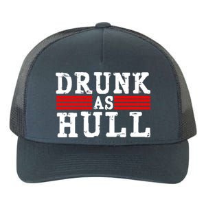 Drunk As Hull Funny Hockey Yupoong Adult 5-Panel Trucker Hat