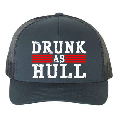 Drunk As Hull Funny Hockey Yupoong Adult 5-Panel Trucker Hat