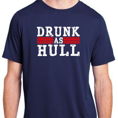 Drunk As Hull Funny Hockey Adult ChromaSoft Performance T-Shirt