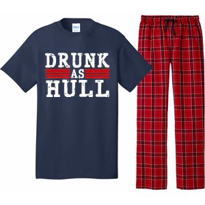 Drunk As Hull Funny Hockey Pajama Set