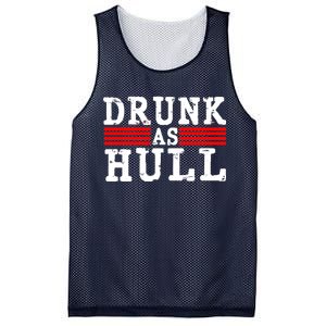 Drunk As Hull Funny Hockey Mesh Reversible Basketball Jersey Tank