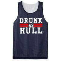 Drunk As Hull Funny Hockey Mesh Reversible Basketball Jersey Tank