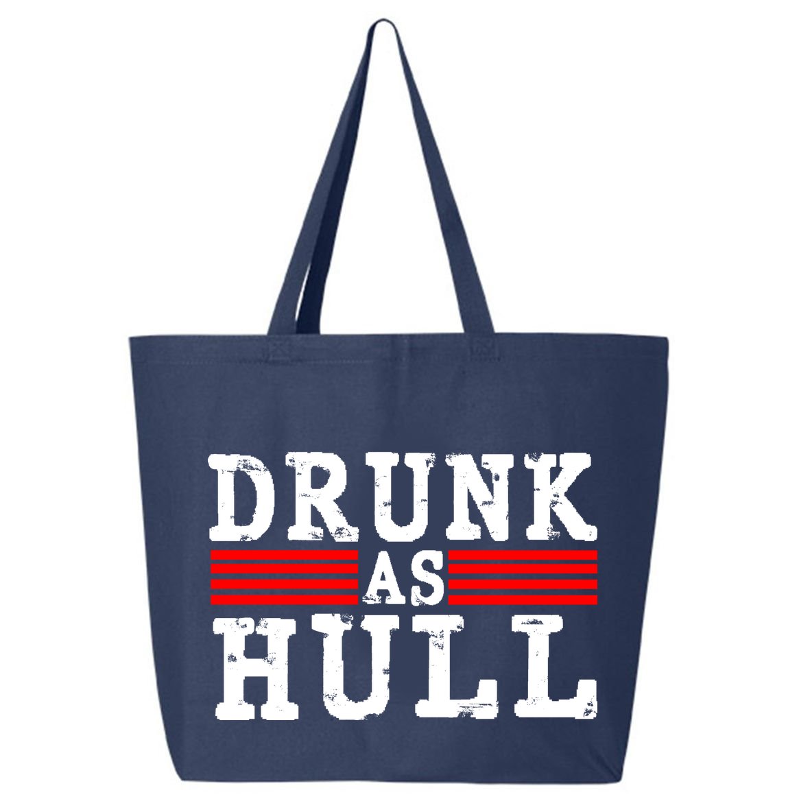 Drunk As Hull Funny Hockey 25L Jumbo Tote