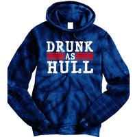 Drunk As Hull Funny Hockey Tie Dye Hoodie