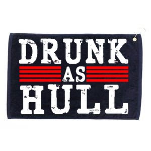 Drunk As Hull Funny Hockey Grommeted Golf Towel