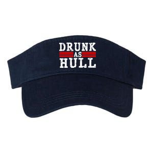 Drunk As Hull Funny Hockey Valucap Bio-Washed Visor