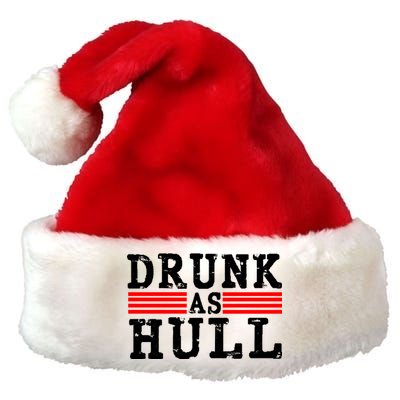 Drunk As Hull Funny Hockey Premium Christmas Santa Hat