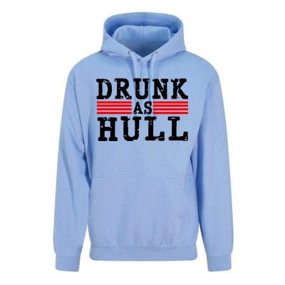 Drunk As Hull Funny Hockey Unisex Surf Hoodie