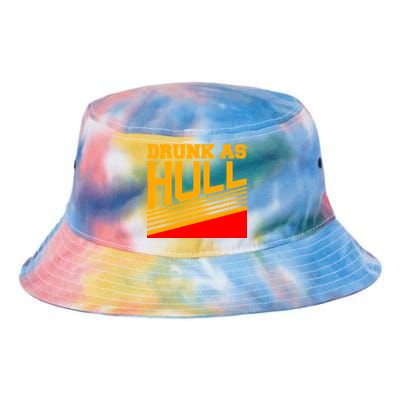 Drunk As Hull Logo Tie Dye Newport Bucket Hat