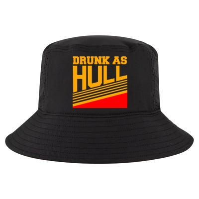 Drunk As Hull Logo Cool Comfort Performance Bucket Hat