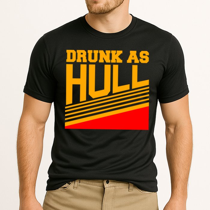 Drunk As Hull Logo Cooling Performance Crew T-Shirt