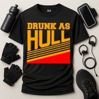Drunk As Hull Logo Cooling Performance Crew T-Shirt