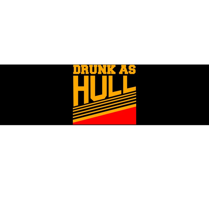 Drunk As Hull Logo Bumper Sticker