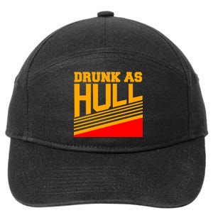 Drunk As Hull Logo 7-Panel Snapback Hat