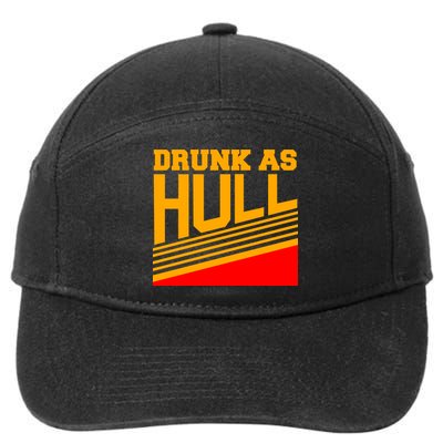 Drunk As Hull Logo 7-Panel Snapback Hat