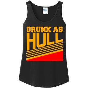 Drunk As Hull Logo Ladies Essential Tank