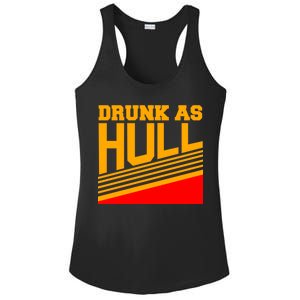 Drunk As Hull Logo Ladies PosiCharge Competitor Racerback Tank