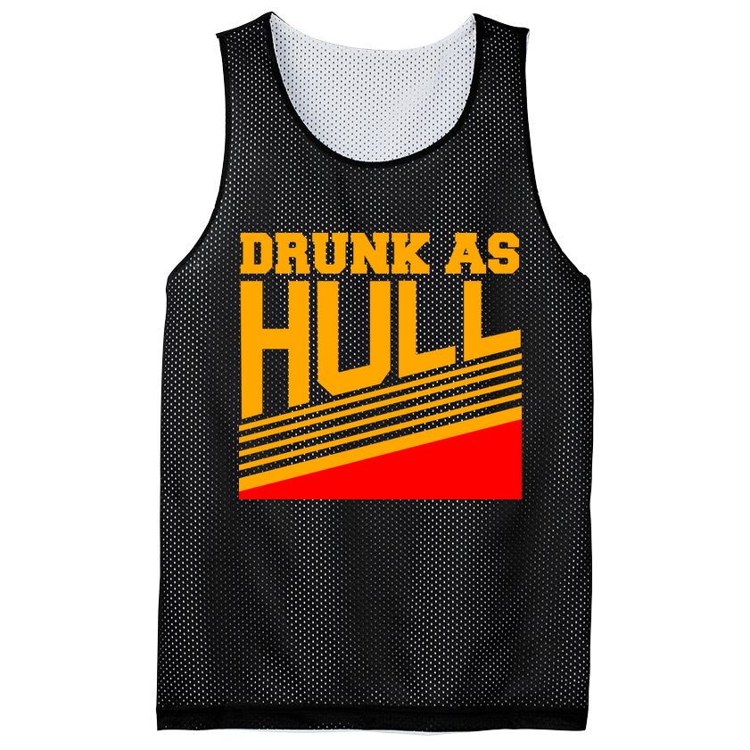Drunk As Hull Logo Mesh Reversible Basketball Jersey Tank