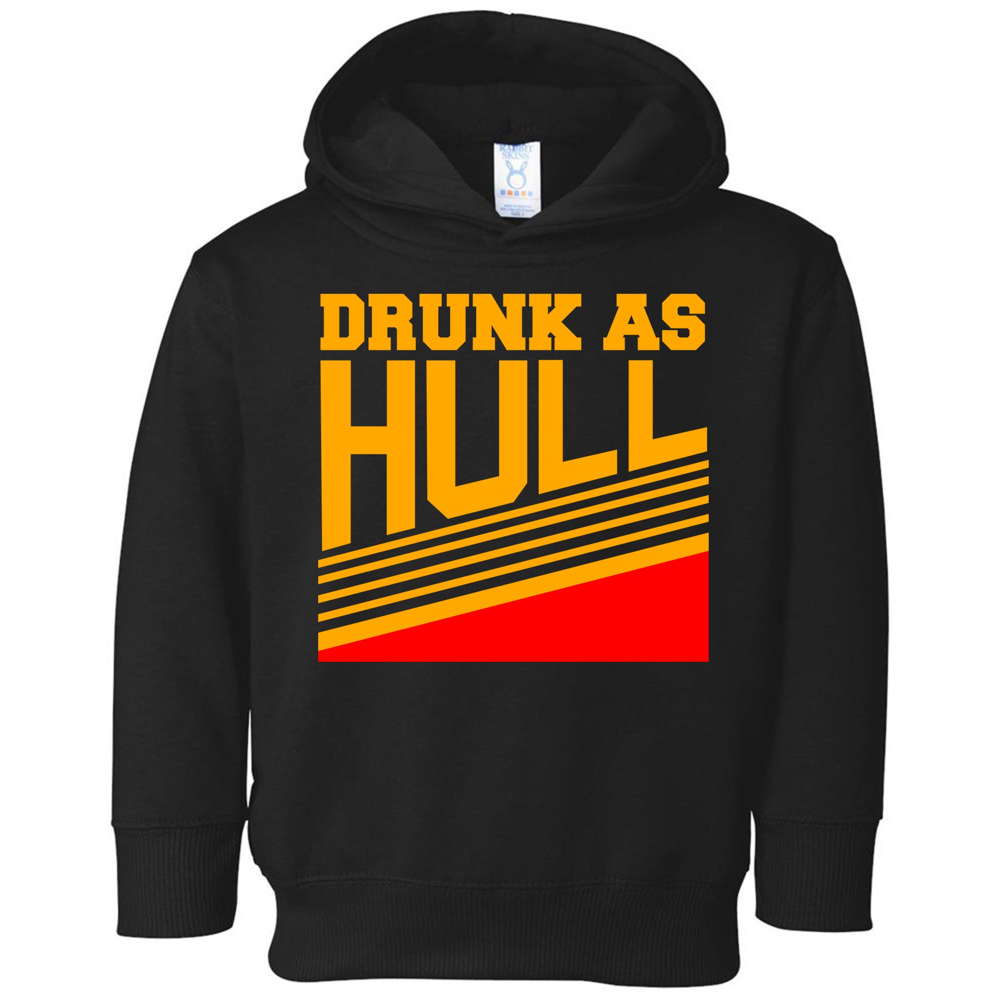 Drunk As Hull Logo Toddler Hoodie