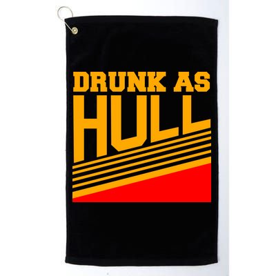Drunk As Hull Logo Golf Towel