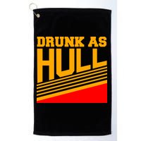 Drunk As Hull Logo Golf Towel