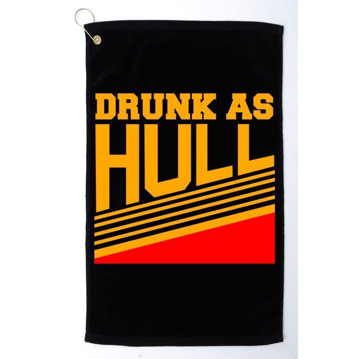 Drunk As Hull Logo Golf Towel