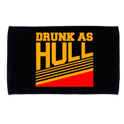 Drunk As Hull Logo Microfiber Hand Towel