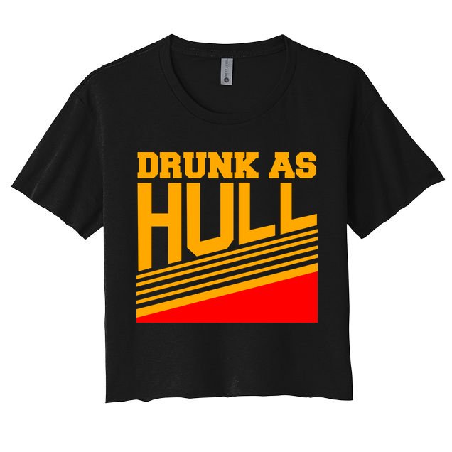 Drunk As Hull Logo Crop Top