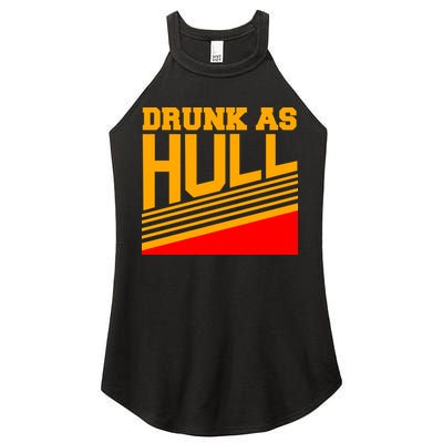 Drunk As Hull Logo Women's Perfect Tri Rocker Tank