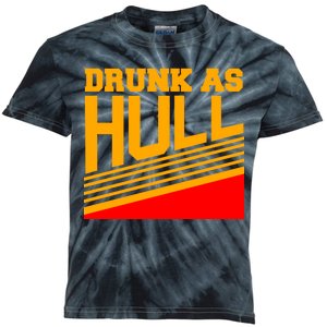 Drunk As Hull Logo Kids Tie-Dye T-Shirt